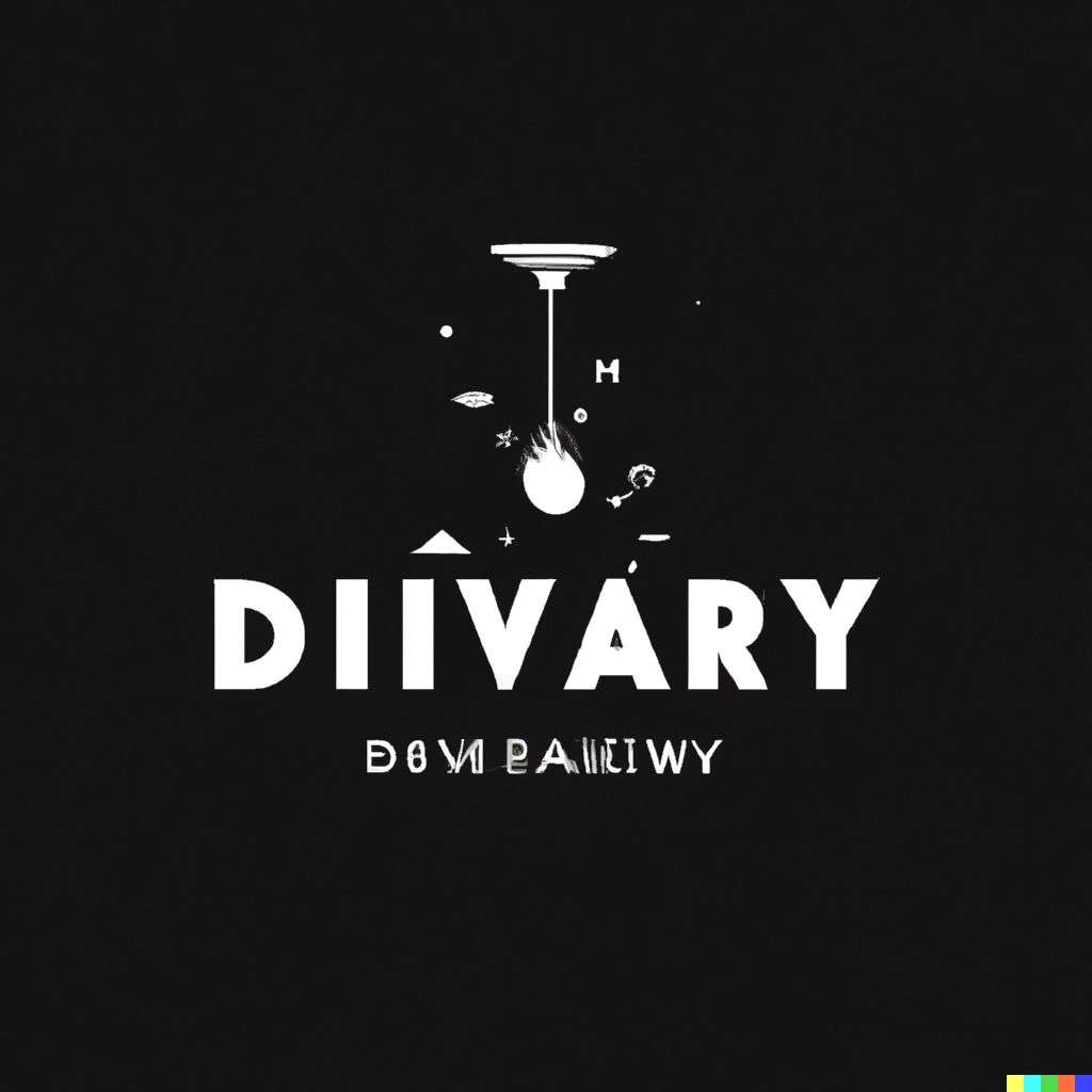 the discovery of gravity, restaurant logo design